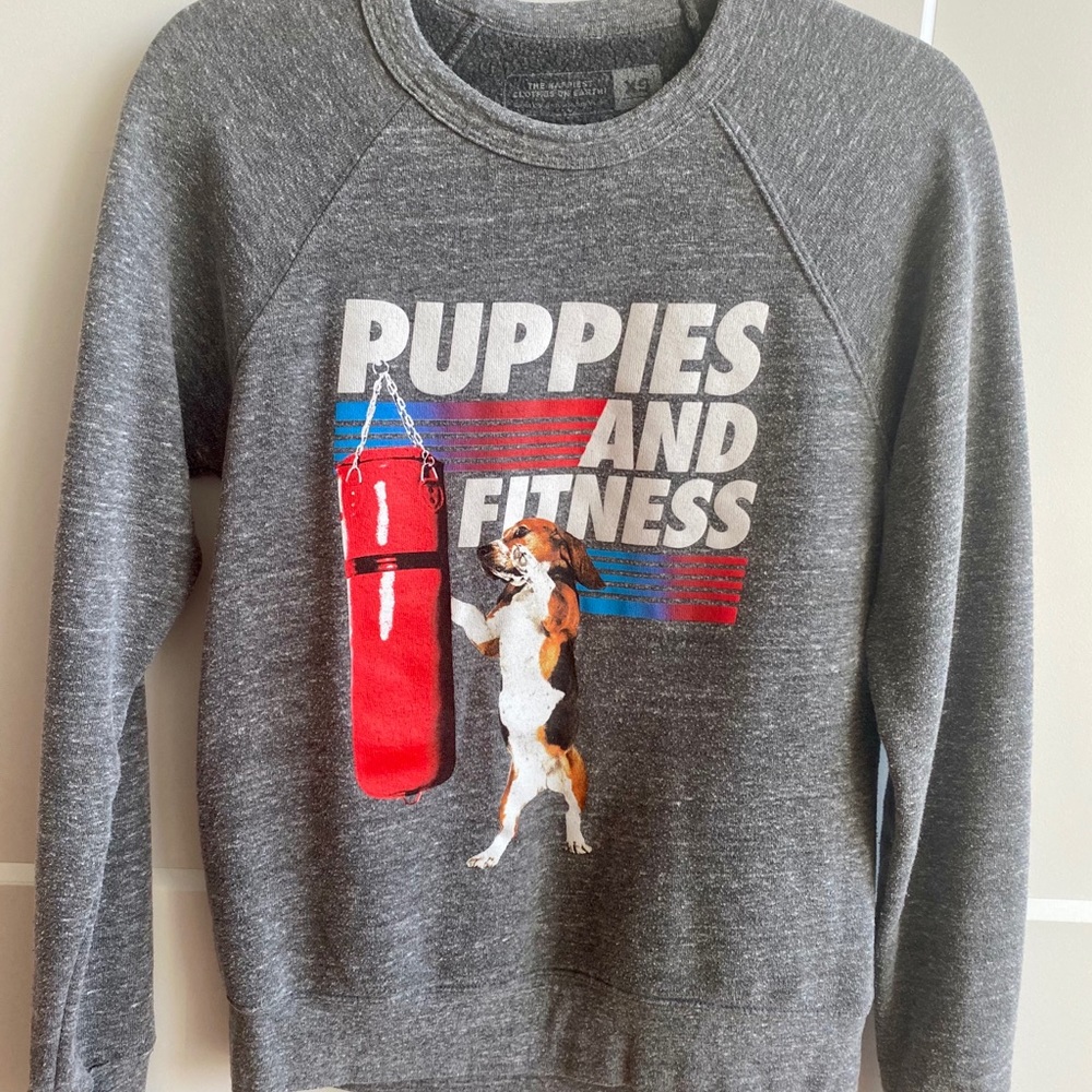 Puppies and Fitness Sweatshirt